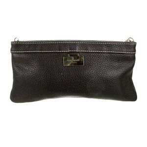 Kate Spade Chain-Link Leather Clutch